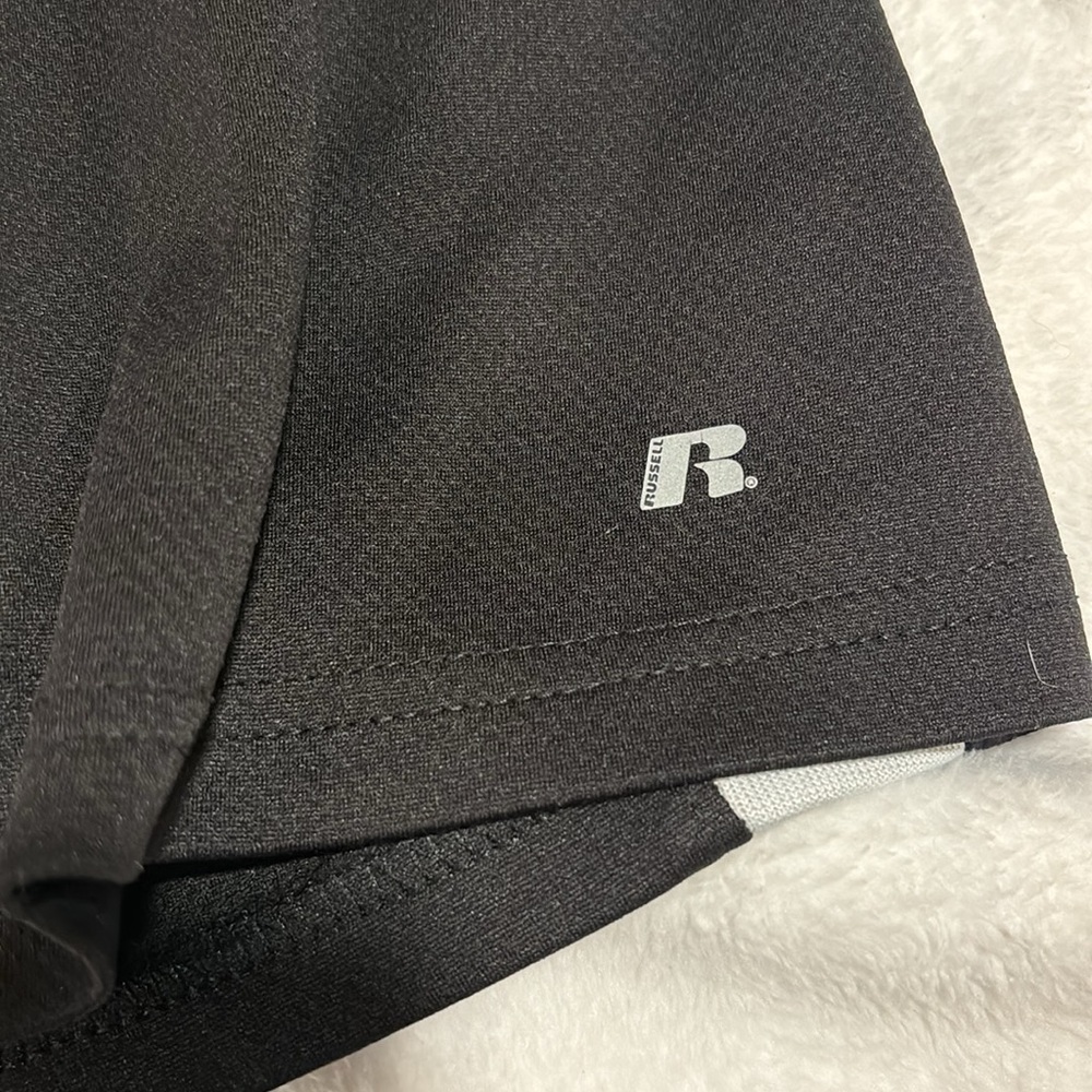 Men’s Russell dri-power medium mesh alrhetic shorts black - Picture 2 of 5